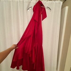 Elegant Red Evening Gown worn once